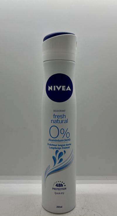 Nivea Quick Dry Deodorant Fresh Natural 200ml