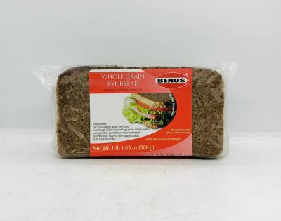 Benus Whole Grain Rye Bread 500g