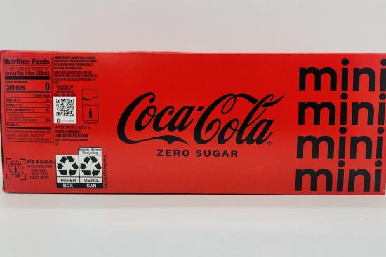 Coca-Cola Zero Sugar 222mL.