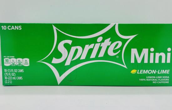 Sprite lemon-lime mini 222mL.