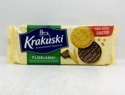 Krakuski Biscuits Covered by Milk Chocolate 171g