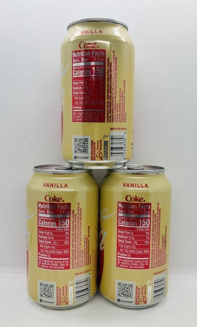 Coca-Cola Vanilla 355mL. (12pack in box)