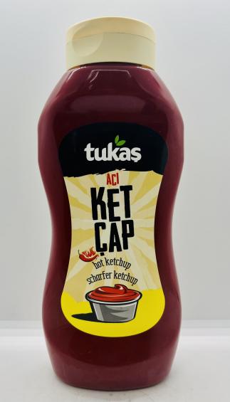 Tukas Hot Ketchup 650g.