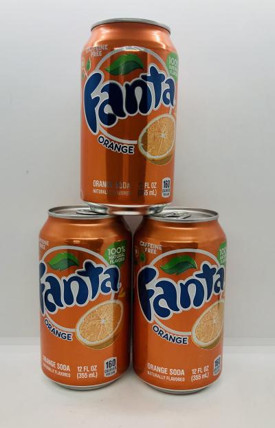 Fanta orange 355mL. (12pack in box)