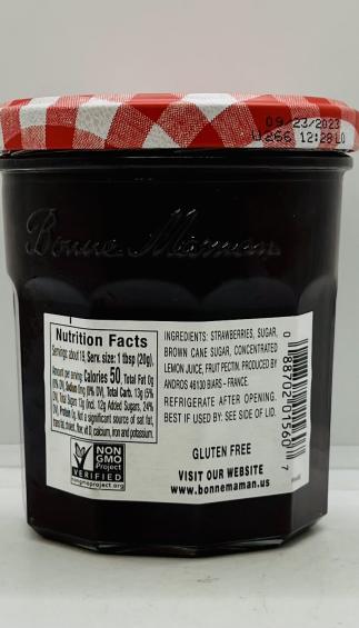 Bonne Maman Strawberry Preserves 370g.