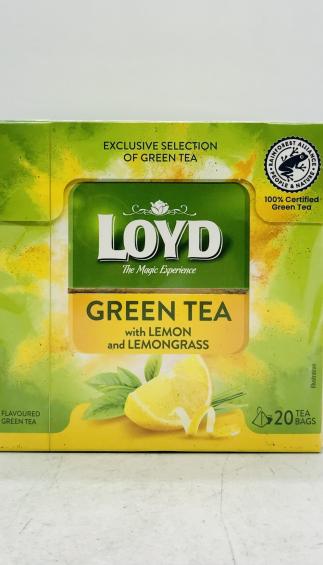 Loyd Green Tea with Lemon and Lemongrass 30g