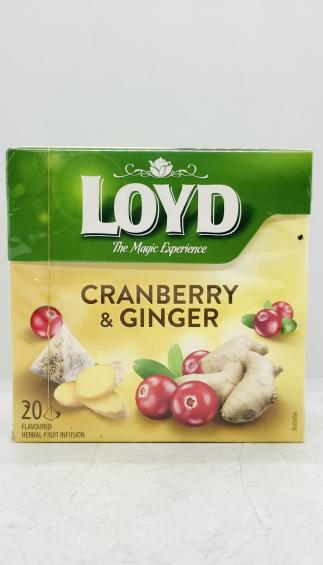 Loyd Crainberry & Ginger 40g