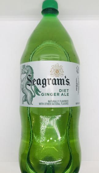 Seagram's diet Ginger Ale 2L.