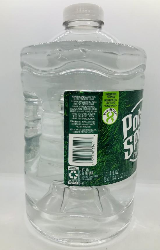 Poland Spring 1845 3L.