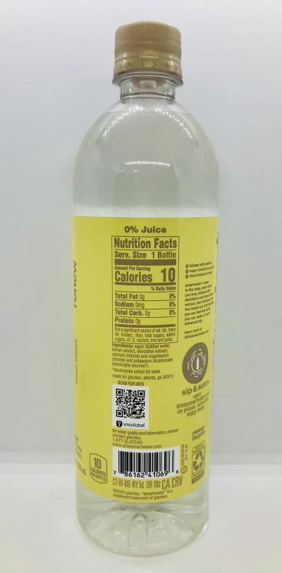 Smartwater+ Renew Lemon extract 700mL.