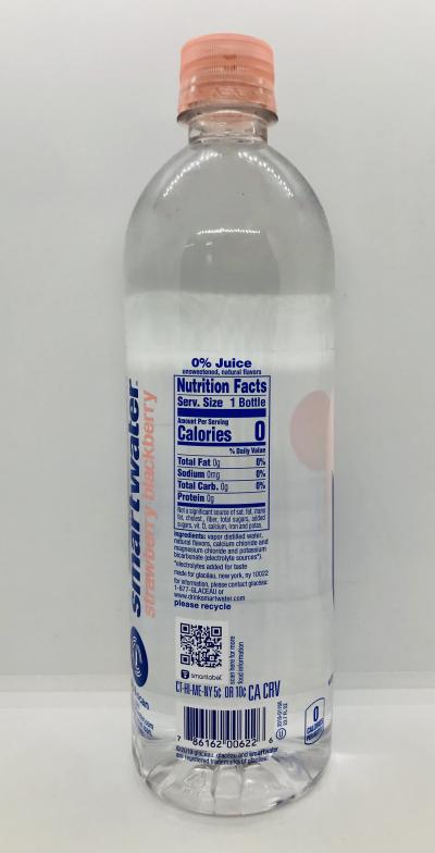 Smartwater Strawberry 700mL.