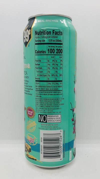 AriZona Green Tea w. Ginseng 680mL.