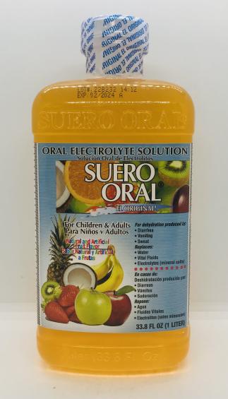 Suero Oral Fruit Flavor 1L.