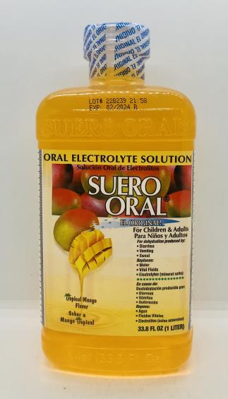 Suero Oral Mango Flavor 1L.