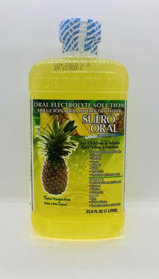 Suero Oral Pineapple Flavor 1L.