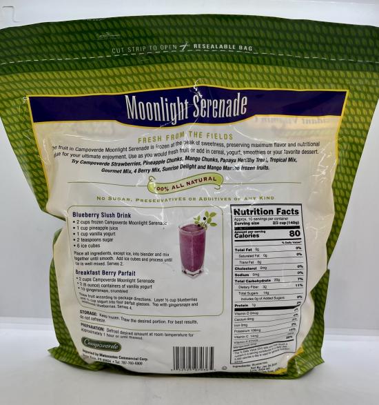 Campoverde Moonlight Serenade Blueberries Keep Frozen 1.36kg