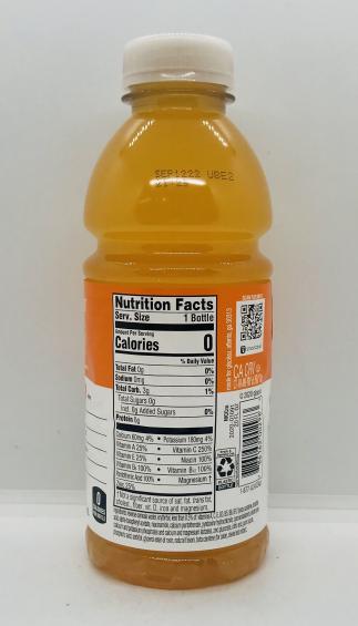 Vitaminwater Orange Zero Sugar 591mL.