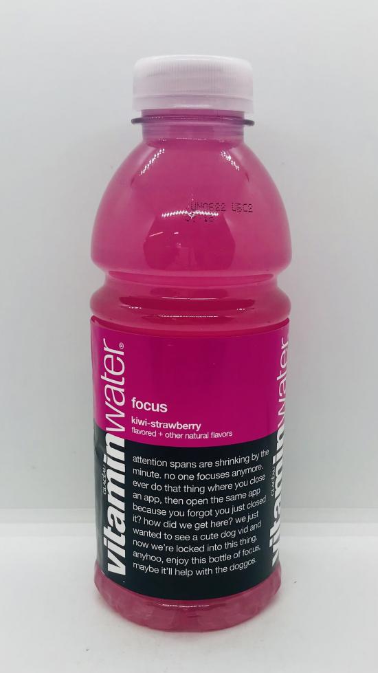 Vitaminwater Kiwi-Strawberry 591mL.