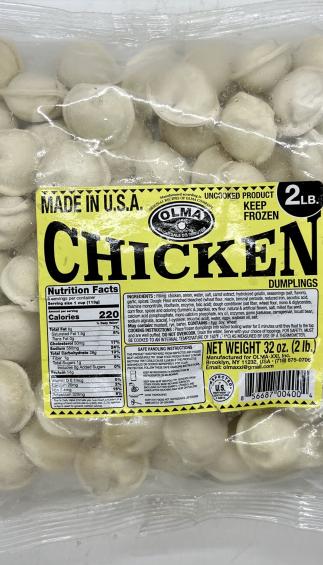 Olma Chicken Dumplings Keep Frozen 2 lb