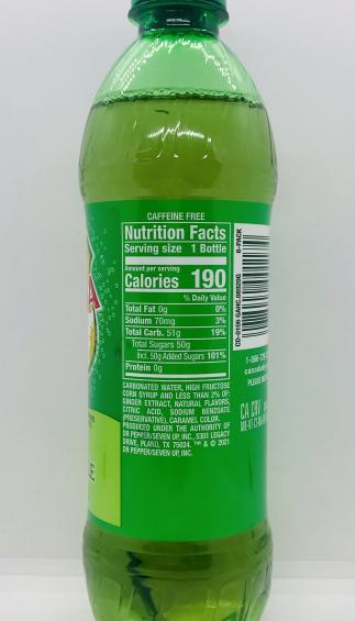 Canada Dry Ginger Ale 500mL.