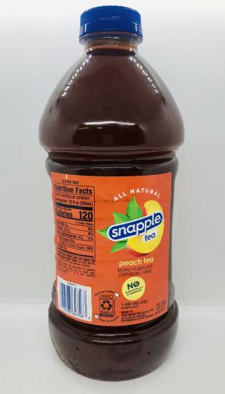 Snapple Peach tea 1.89L.