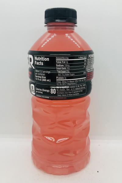 Power Ade Straw/lemonade 828mL.