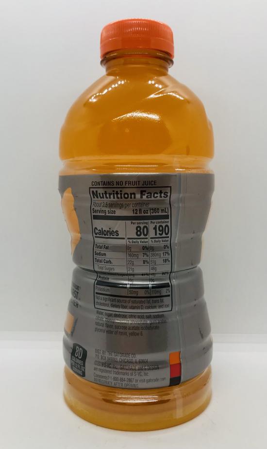 Gatorade Orange 828mL.