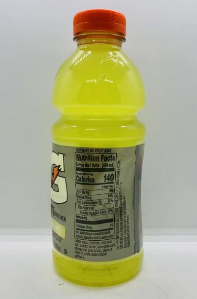 Gatorade Lemon-Lime 591mL.