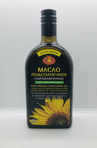 Gk Raw Sunflower Oil 0.5L