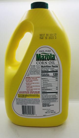 Mazola Corn Oil 1 Gallon