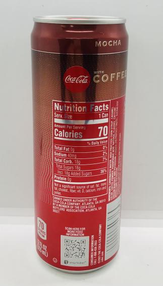 Coca-Cola w. Coffee 355mL.