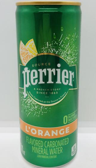 Perrier Pin L' Orange Mineral Water 250mL.