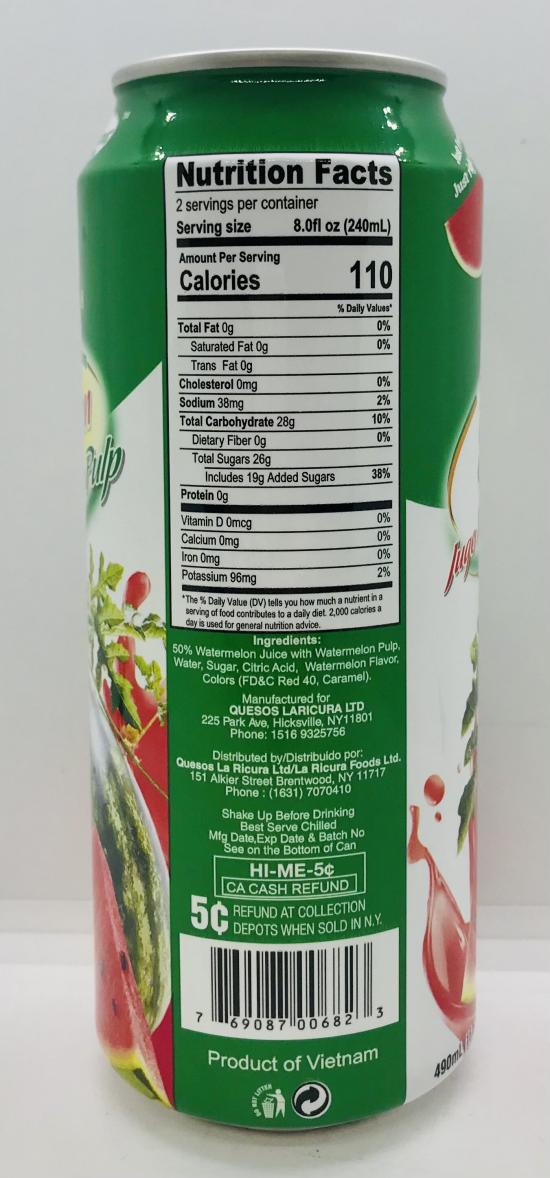 Judith Watermelon Juice 490mL.