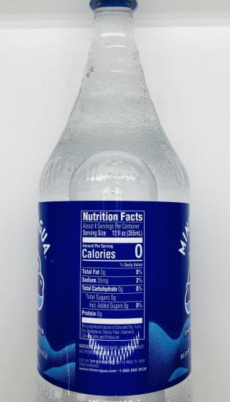 Mineragua Sparkling Water 1.5L.