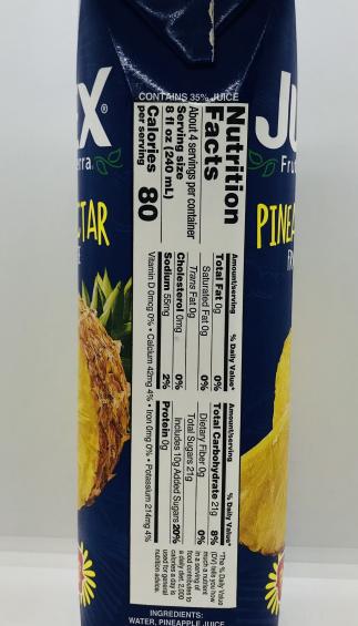 Jumex Pineapple Nectar 1L.