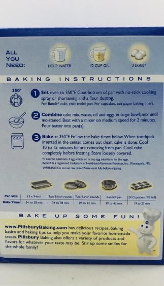 Pillsbury Cake Mix