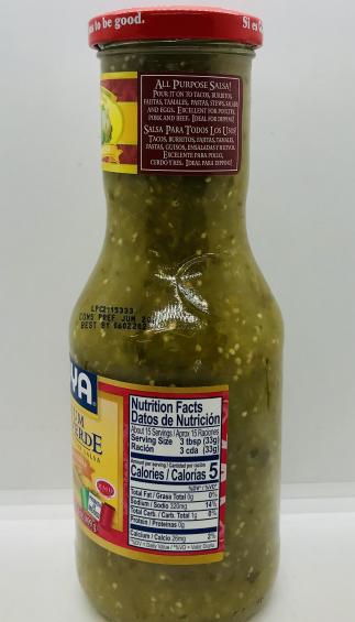 Goya Medium Salsa Verde 499g.