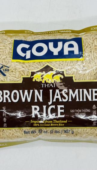 Goya Brown Jasmine Rice 907g.