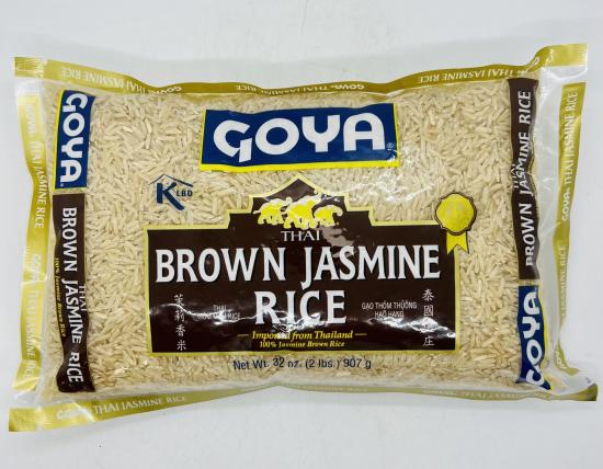 Goya Brown Jasmine Rice 907g.