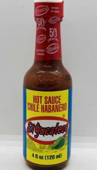 El Yucateco Green Hot Sauce 120mL.