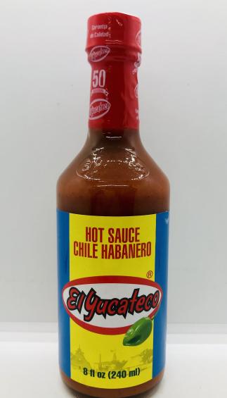 El Yucateco Green Hot Sauce 240mL.