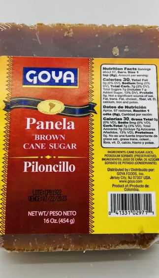 Goya Piloncillo Panela 454g.