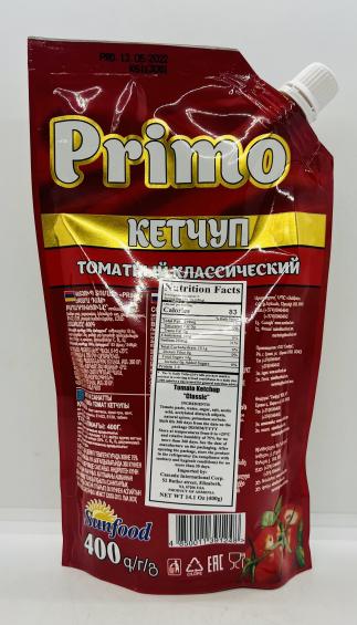 Primo Tomato Ketchup Classic 400g.