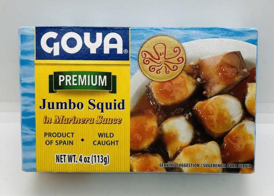 Goya Jumbo Squid in Marinera Sauce 113g.