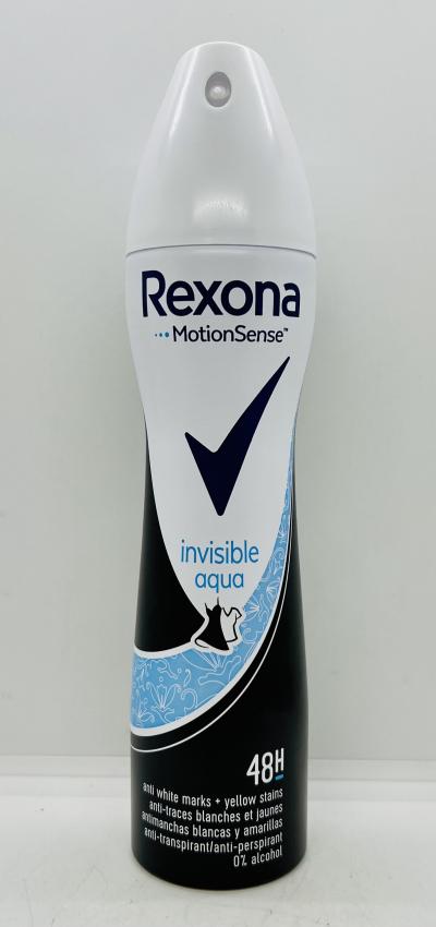 Rexona Invisible Aqua 200mL.