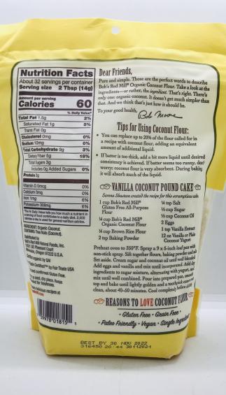 Bob'S Rm Coconut Flour (1lb)