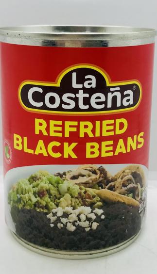 La Costena Refried Black Beans 580g.