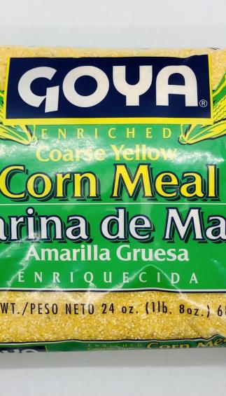 Goya Corn Meal Coarse Yellow  680g.