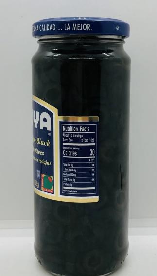 Goya Sliced Black Olives 163g.