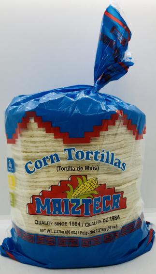 Maizteca Corn Tortillas 2.27kg.